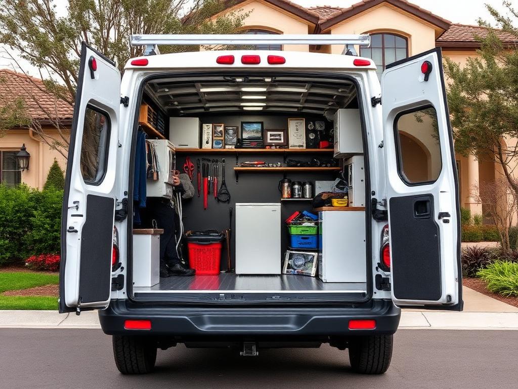 Fixar service van ready to dispatch across Los Angeles